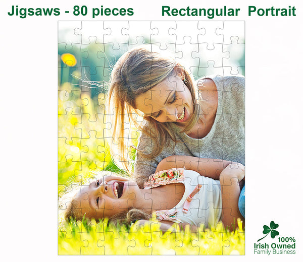 Personalised Jigsaws - Rectangular Portrait - 80 pieces