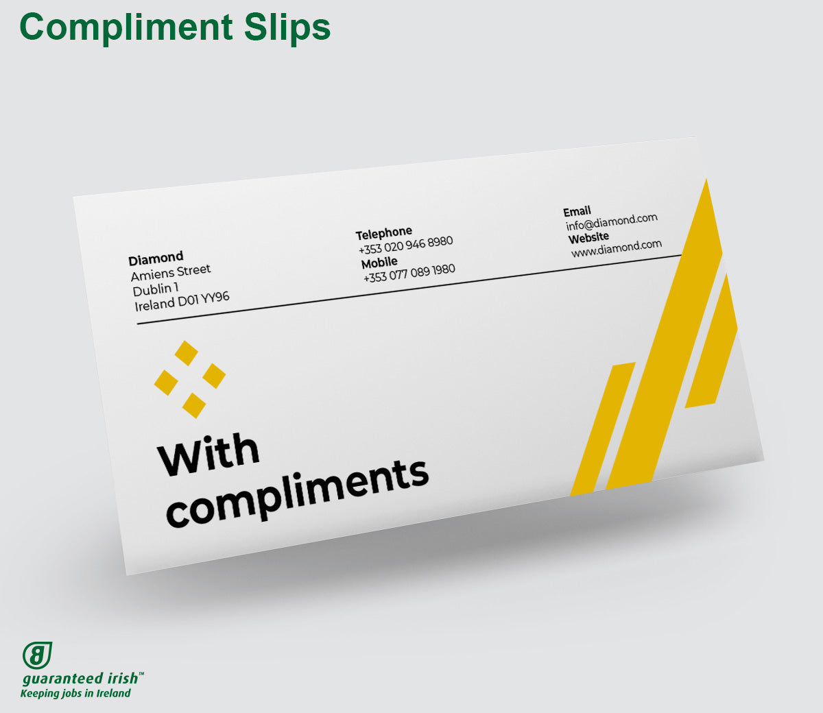 compliment slips 1afe83b3 3a40 4c38 84a4 d868a7cb59dc compliment slips | printing dublin ☘️ fastest turnaround in