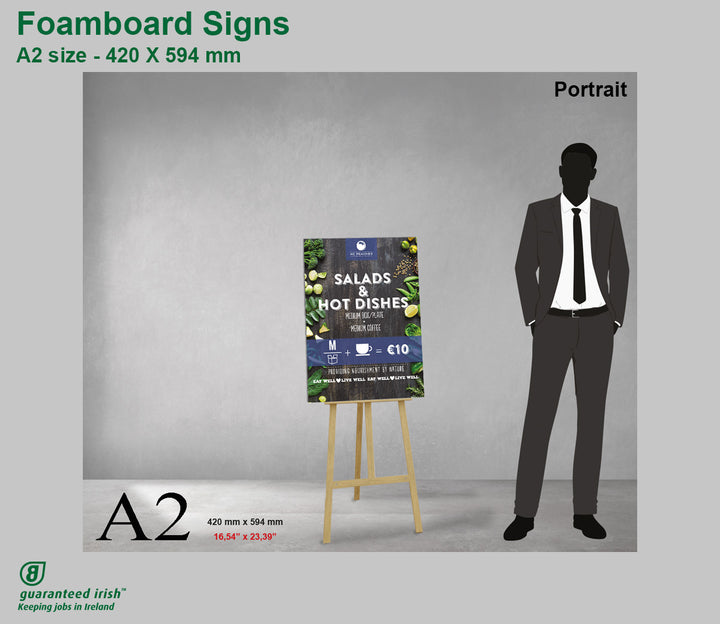 Foamboard Sign - A2 - Portrait