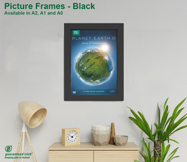 Picture Frames - Black - A2, A1 and A0