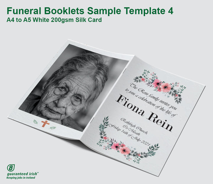 Funeral Mass Booklets - Template 4