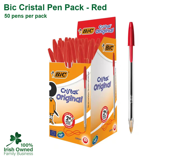 BIC Ballpoint Pens - Red