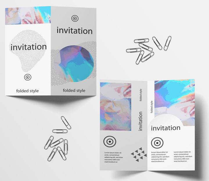 Invitations - Folded style