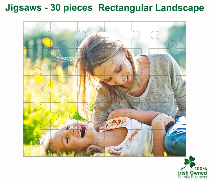 Personalised Jigsaws - Rectangular Landscape - 30 pieces