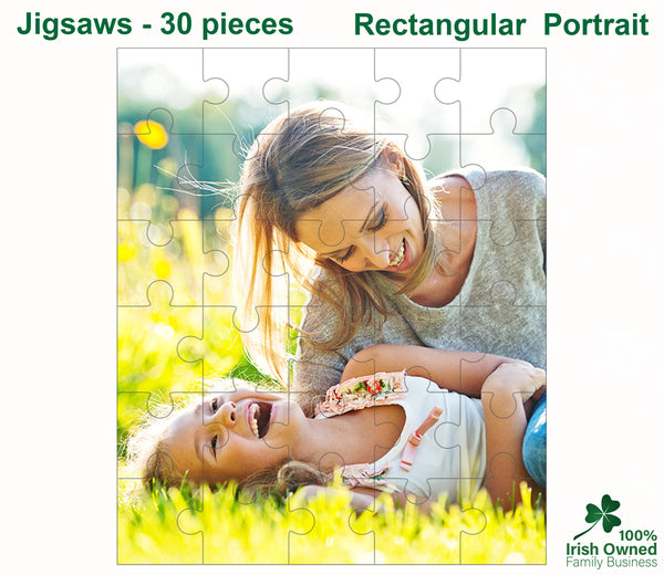 Personalised Jigsaws - Rectangular Portrait - 30 pieces