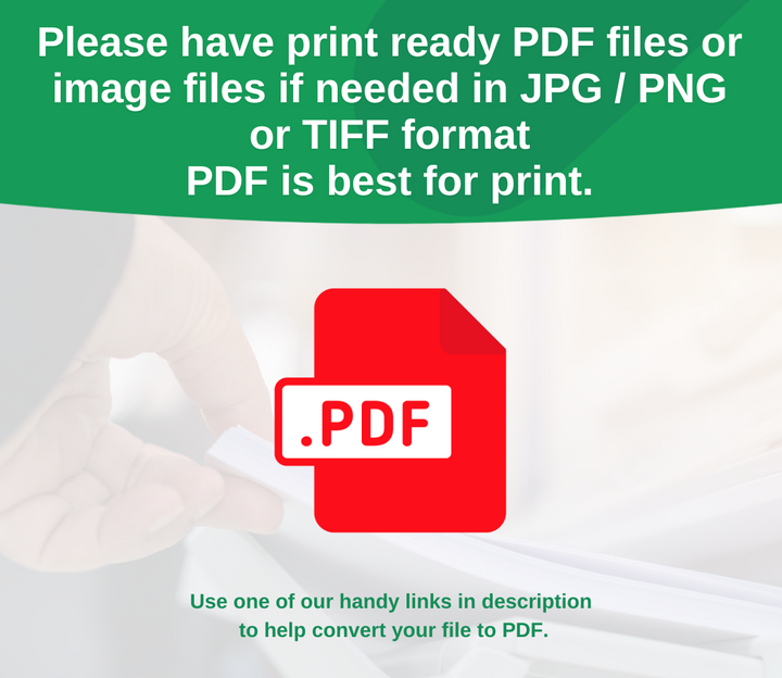 print ready PDF files or image files