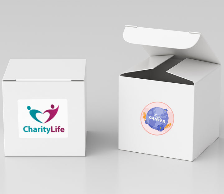 Personalised boxes with sticker