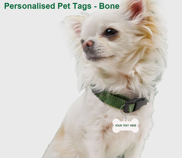 Personalised Pet Tags - Bone