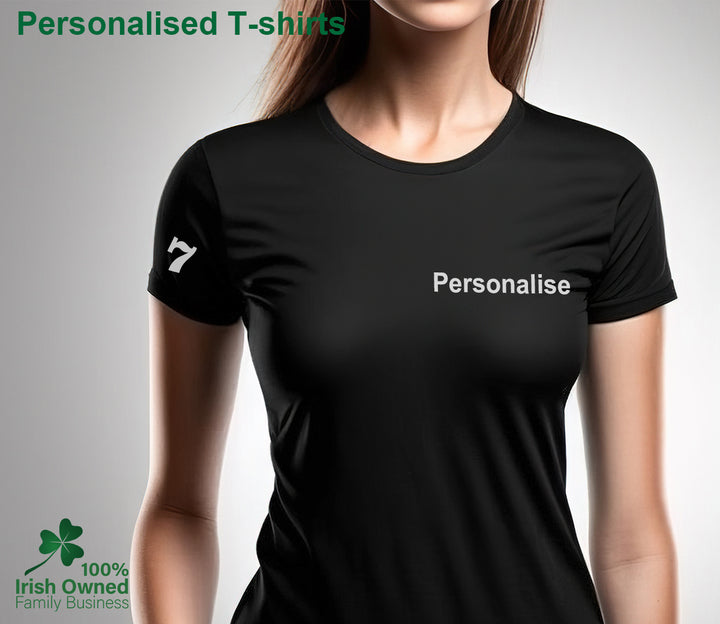 Personalised T-shirts - Black