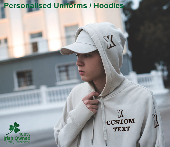 Personalised Uniforms / Hoodies - Lettering Only
