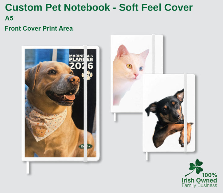 Custom Pet Notebook - Soft Feel A5