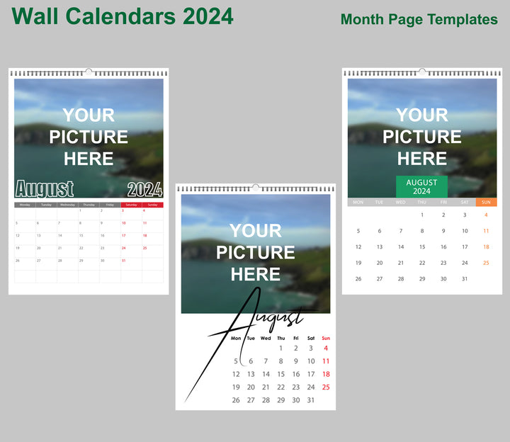 August 2024 Calendar Templates