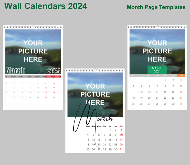 March 2024 Calendar Templates