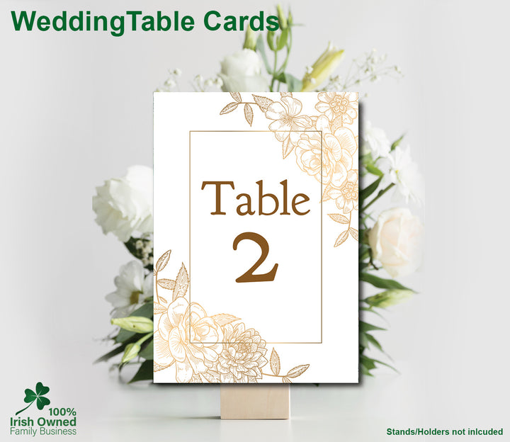 Vip Wedding Table Card Wedding Table Cards | Printing Dublin ☘️ Fastest Turnaround in Ireland ...