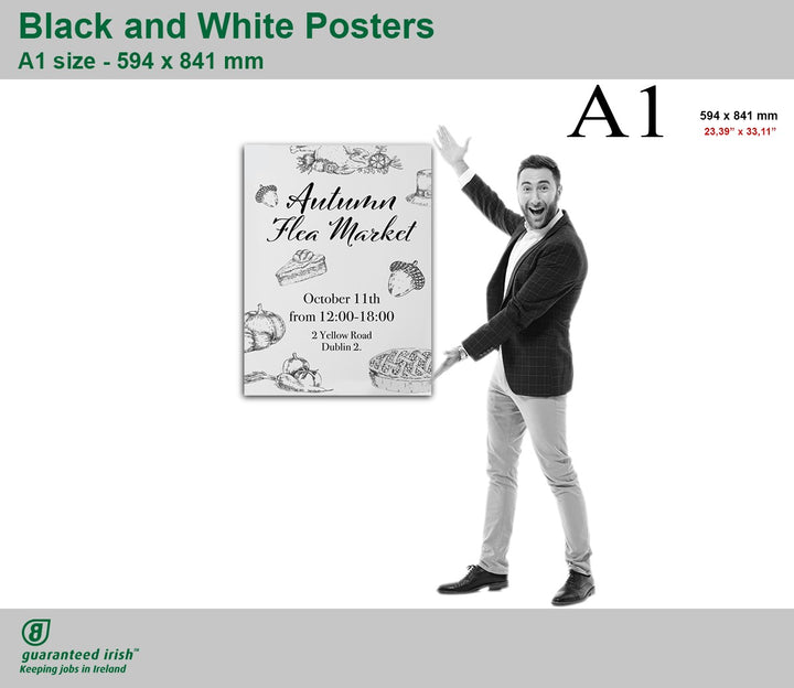 Black and White Posters A1