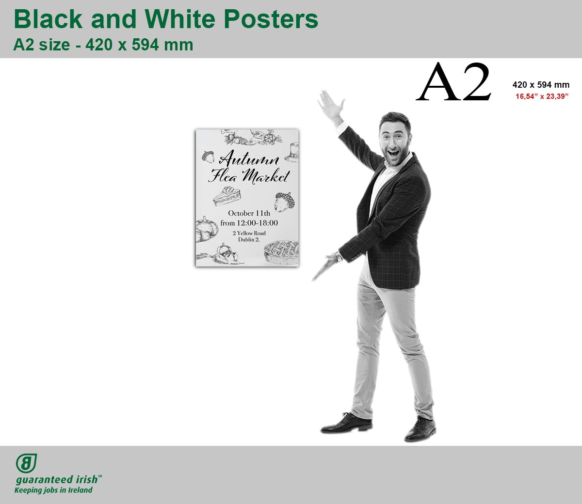 Black and White Posters A2