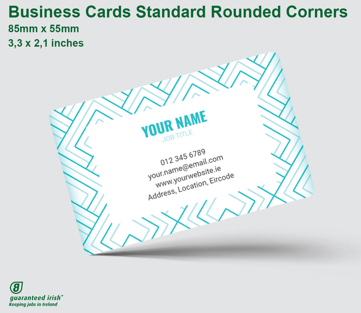Business Cards - Rounded Corners - 85mm × 55mm