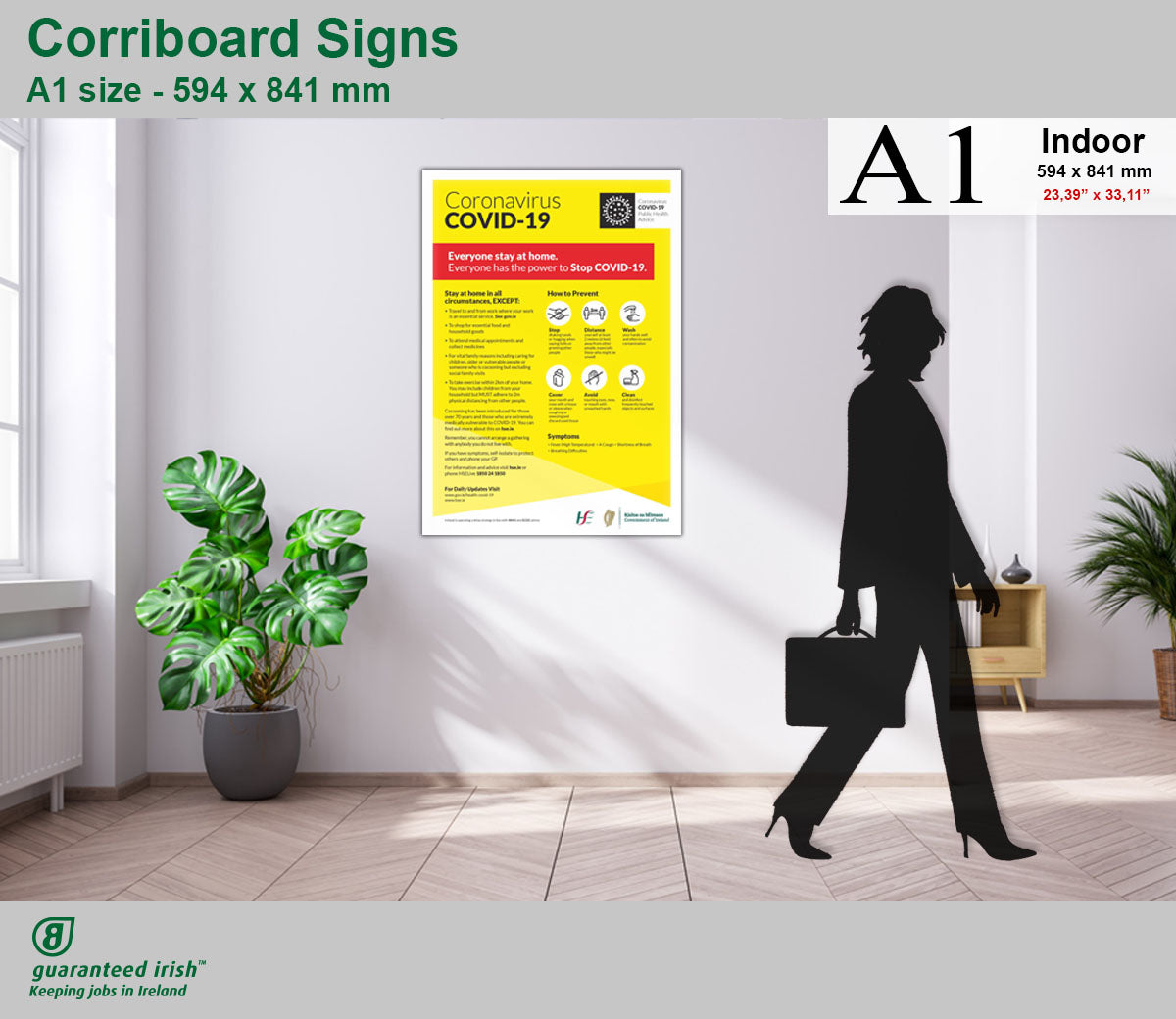 Corriboard Signs - A1 - Indoor