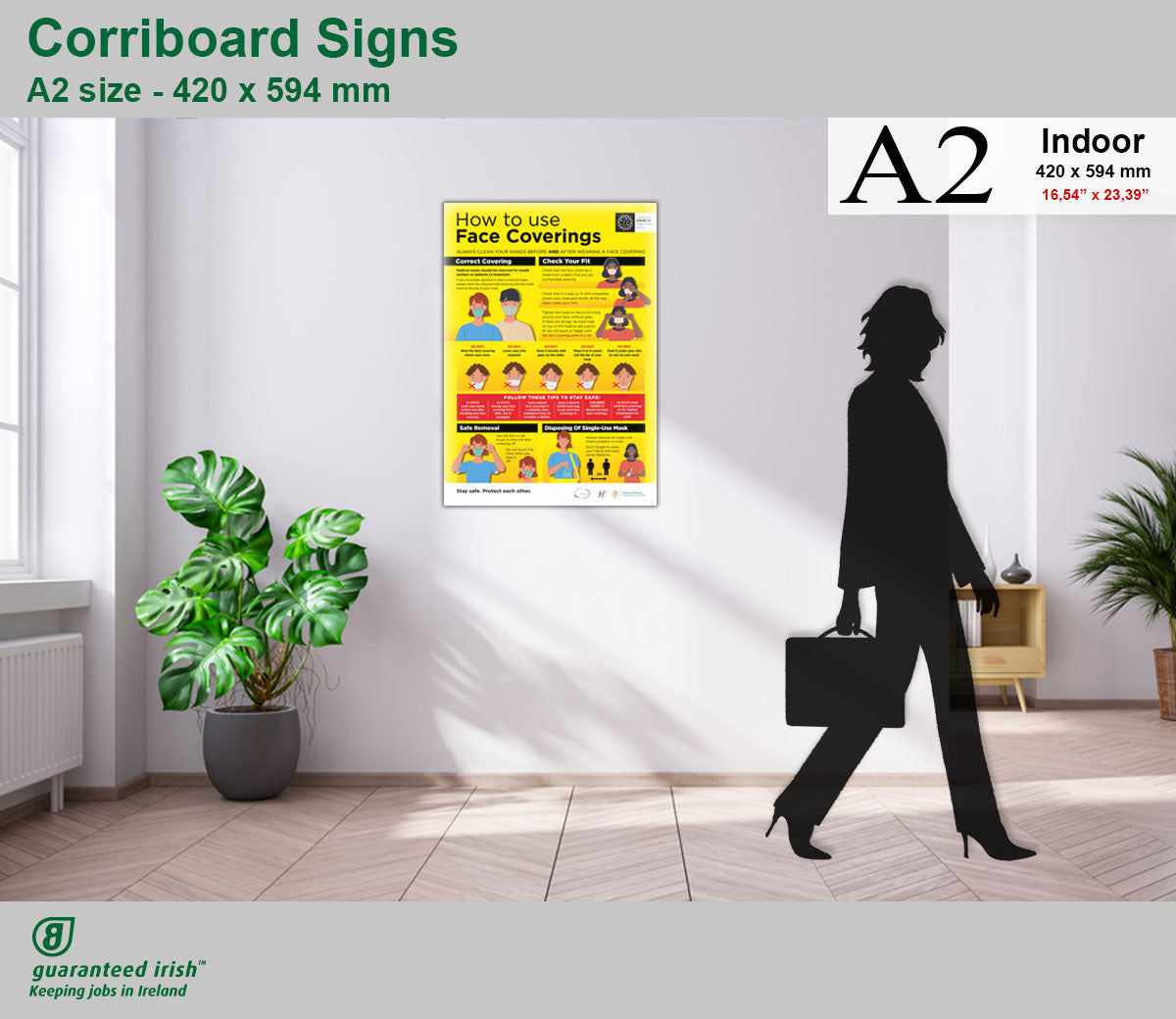 Corriboard Signs - A2 - Indoor