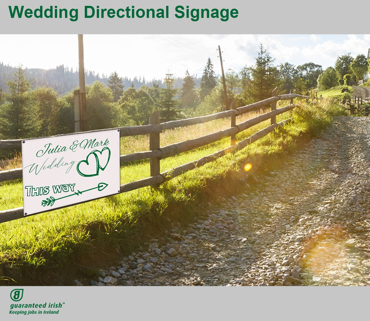 Wedding Directional & Infographic Signage