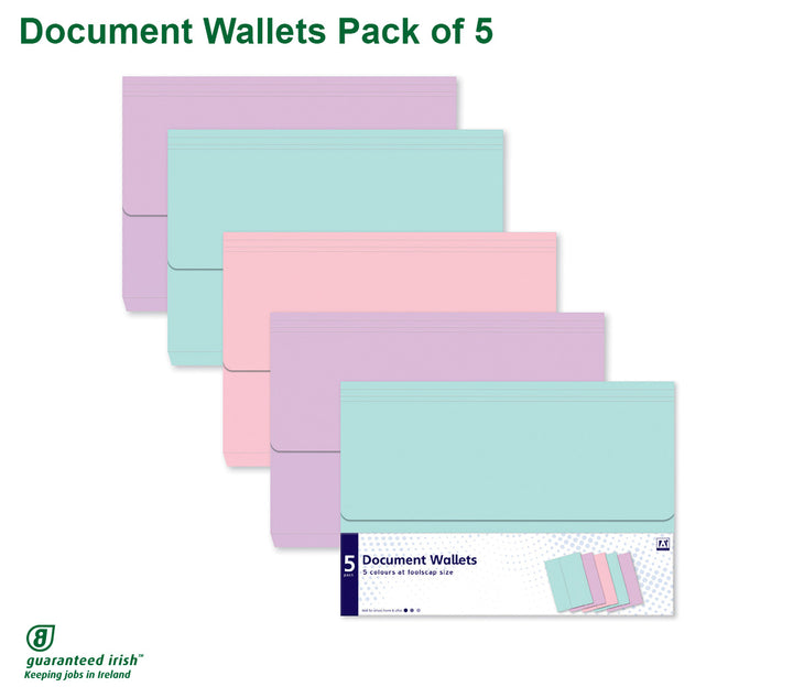 Document Wallets Pack of 5