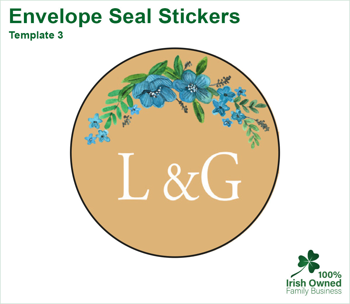 Envelope Seal Stickers Printing Dublin Nationwide Delivery Reads.ie