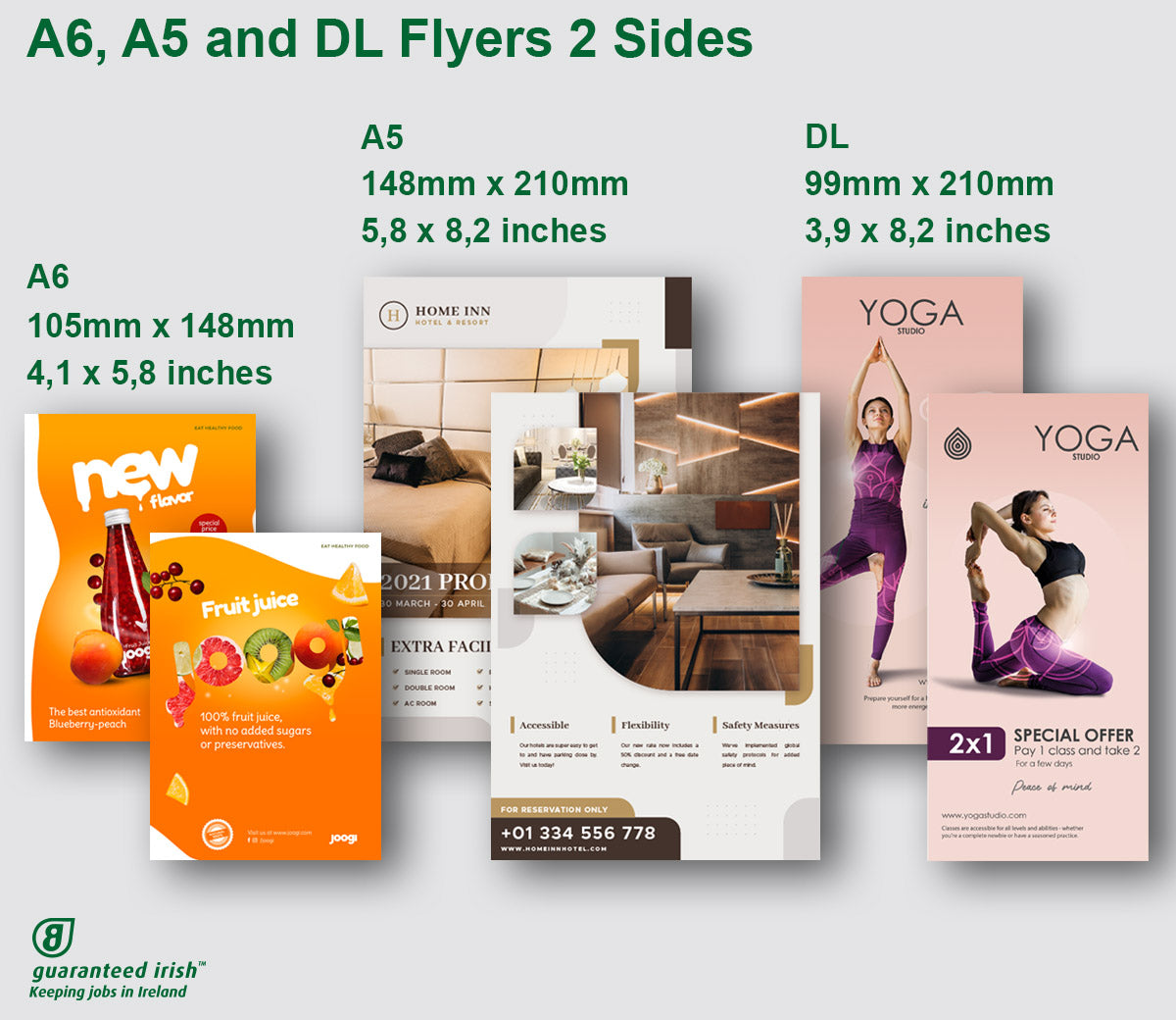 Flyers - Double Sided - A5, A6, DL