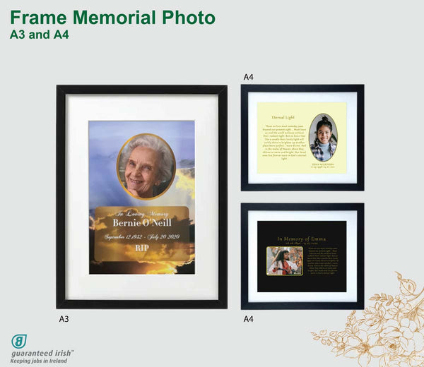 Framed Memorial Photo