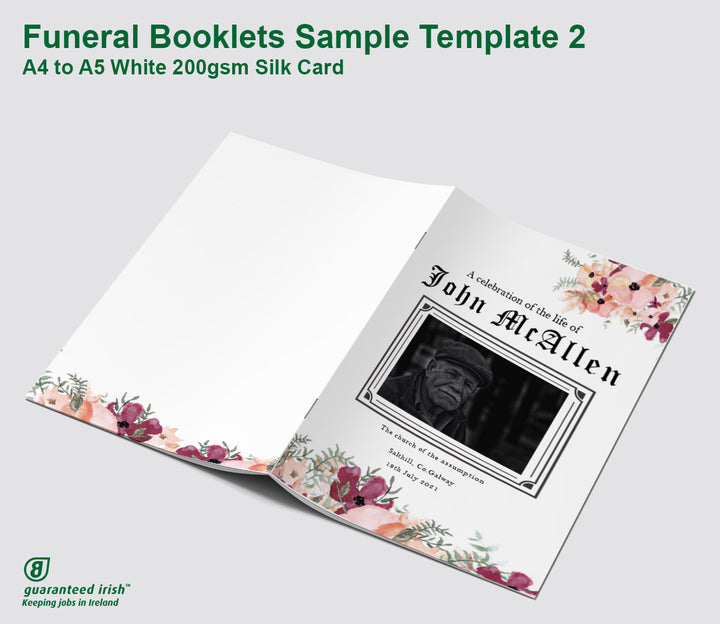 Funeral Mass Booklets - Template 2