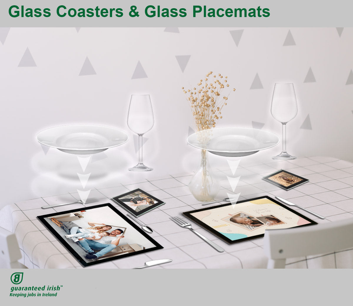 Glass Coasters& Glass Placemats