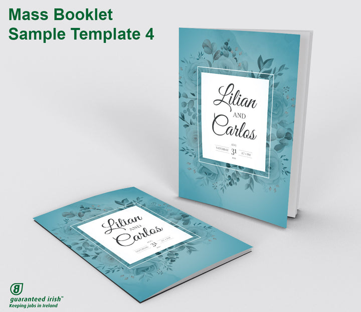 Wedding Mass Booklets - Sample 4