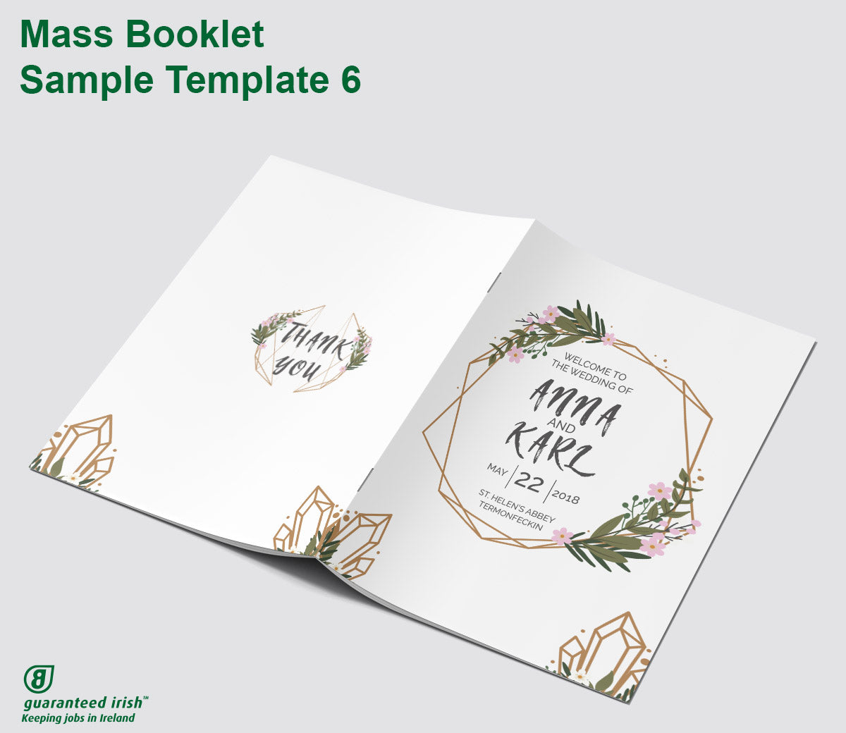 Wedding Mass Booklets - Sample 6