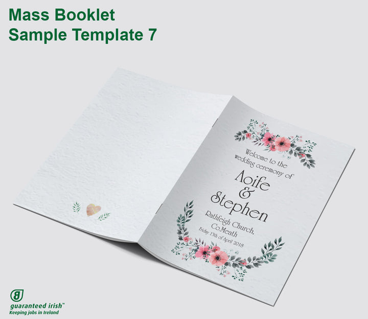 Wedding Mass Booklets - Sample 7