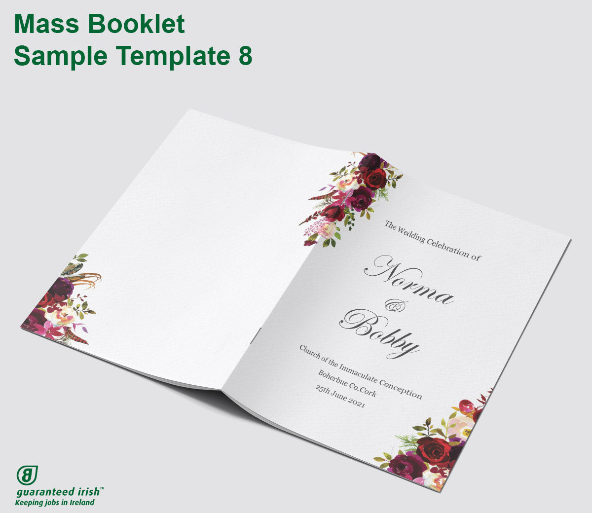 Wedding Mass Booklets - Sample 8