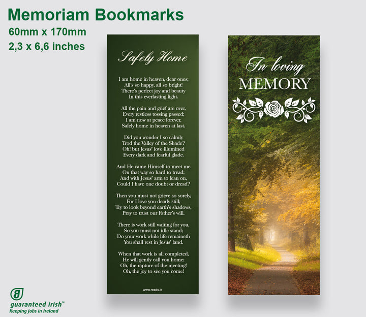Memorial Bookmarks