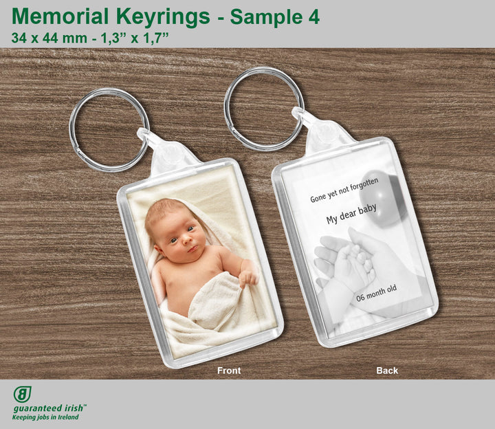 Memorial Keyrings | Printing Dublin ☘️ Fastest Turnaround in Ireland ...