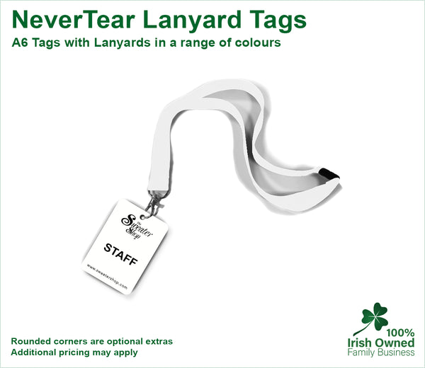 NeverTear Lanyard Tags
