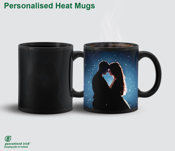Personalised Heat Mugs Printing Dublin ☘️ Fastest Turnaround