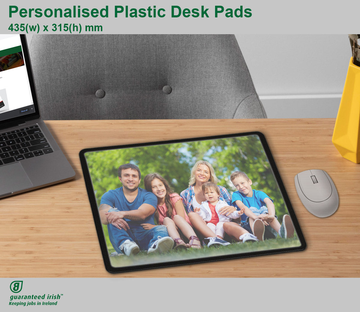 Personalised Plastic Desk Pads