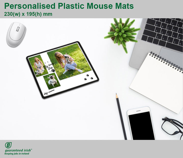 Personalised Plastic Mouse Mats