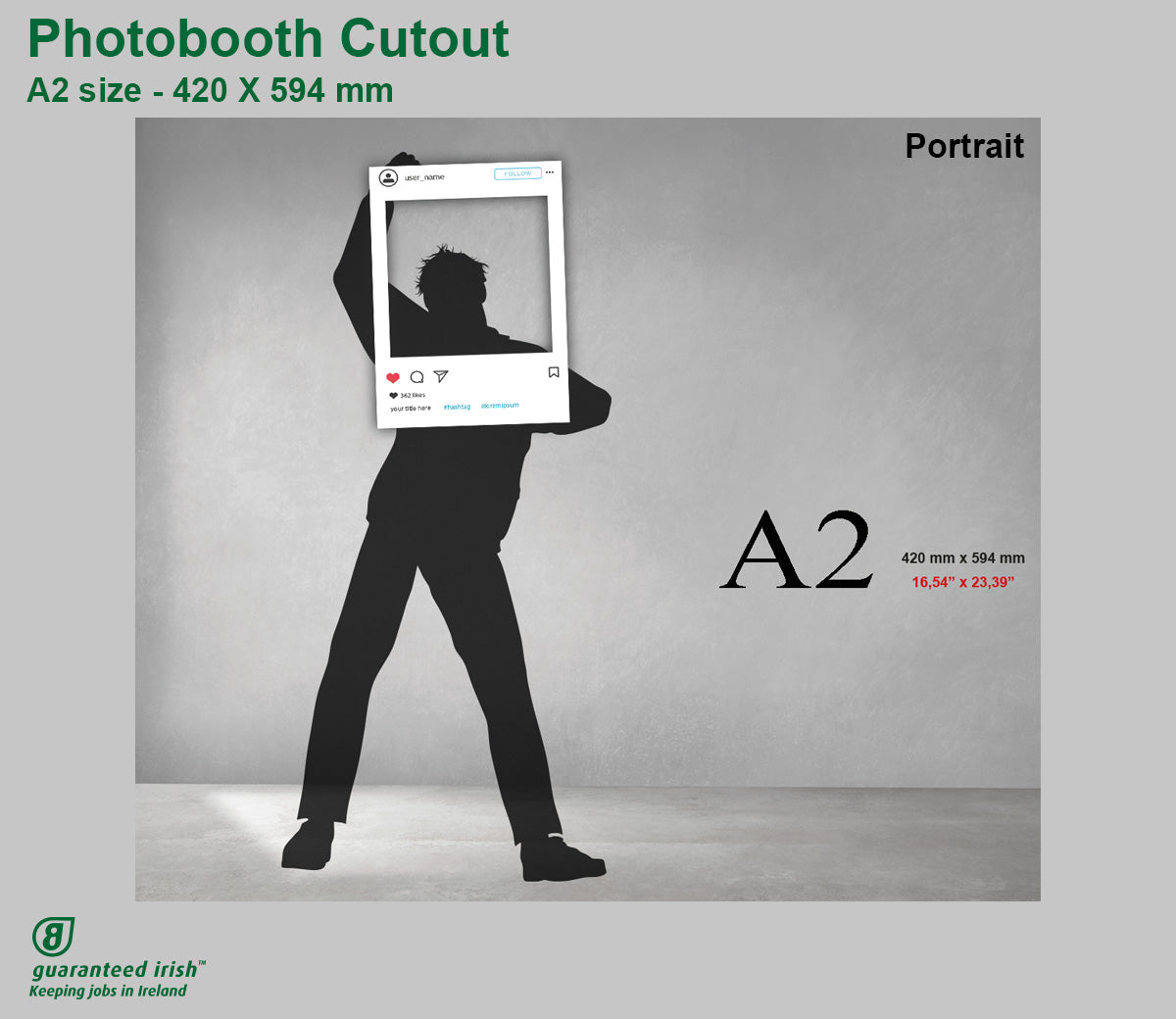 Photobooth Cutout - A2 - Portrait