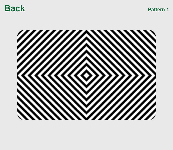 Psychedelic Business Cards - Back Side - Pattern 1