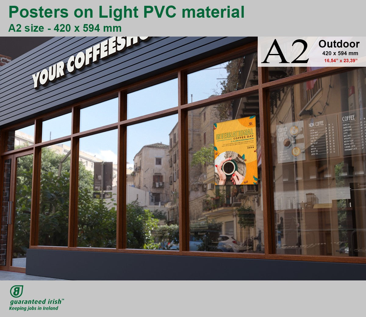 Posters on Light PVC Material - Outdoor A2