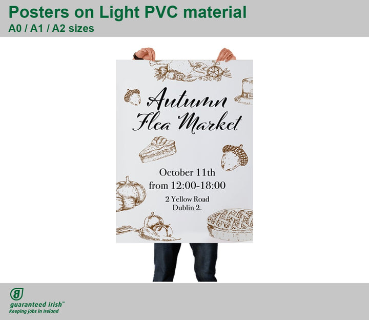Posters on Light PVC Material
