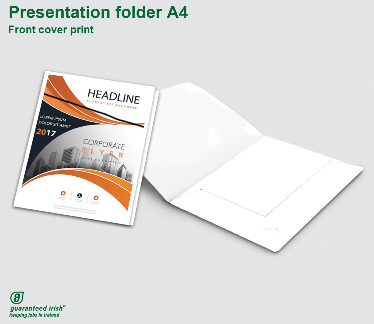 Presentation folder A4 - Front cover print