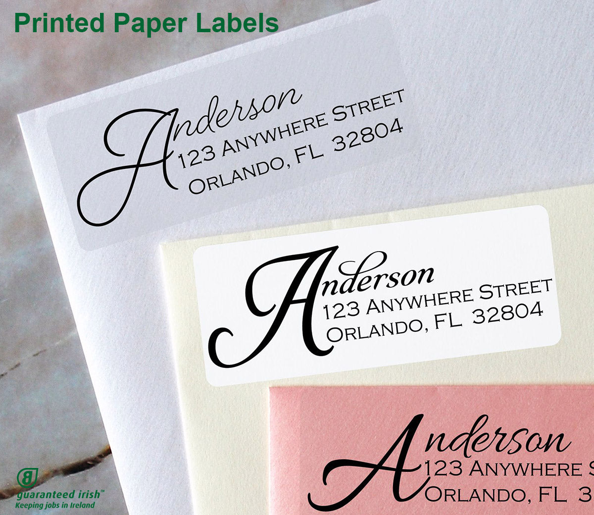 Printed Paper Labels
