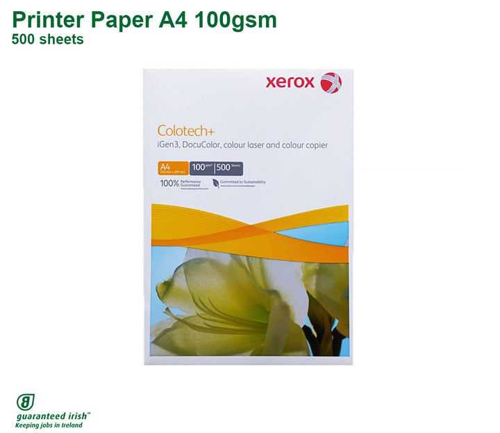 Printer Paper A4 100gsm - 1 ream/500 sheets - Laser and Inkjet printing