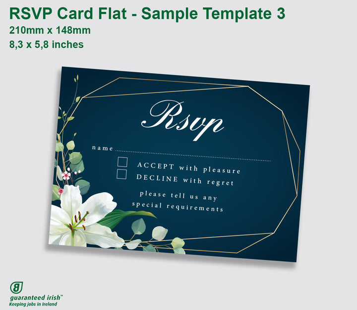 RSVP Card - Sample 3