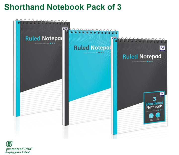 Shorthand Notebook Pack of 3 