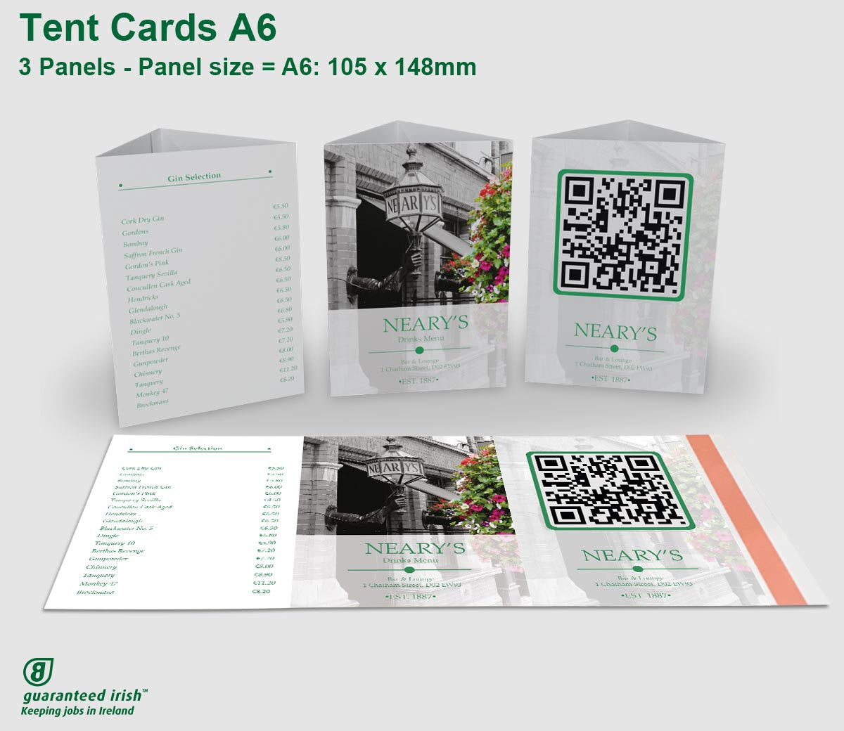 Tent Cards A6